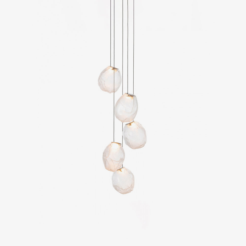 Clear Glass Pendant Light Fixture — Pendant Light | Maison Monashee — view 22