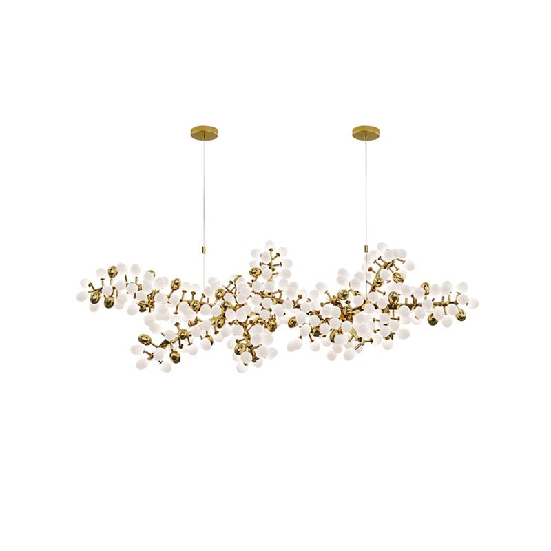 Gold Murano Glass Chandelier — Chandelier | Maison Monashee — view 16