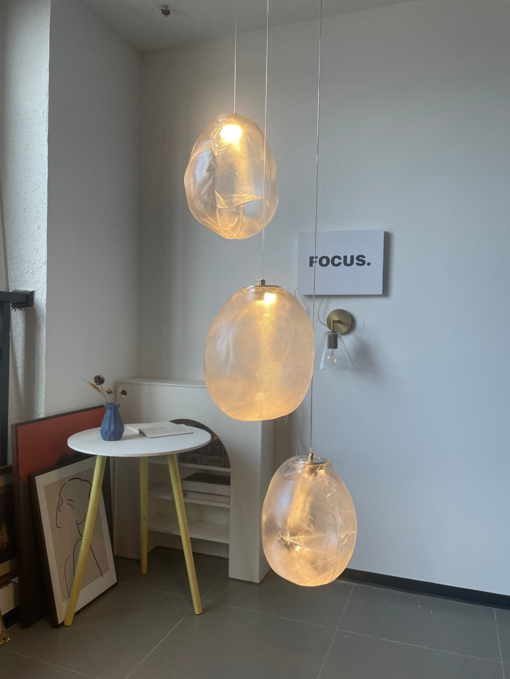 Clear Glass Pendant Light Fixture — Pendant Light | Maison Monashee — view 120