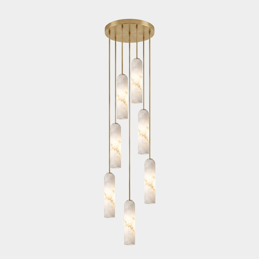 Alabaster Cylinder Pendant Light — Pendant Light | Maison Monashee — view 19