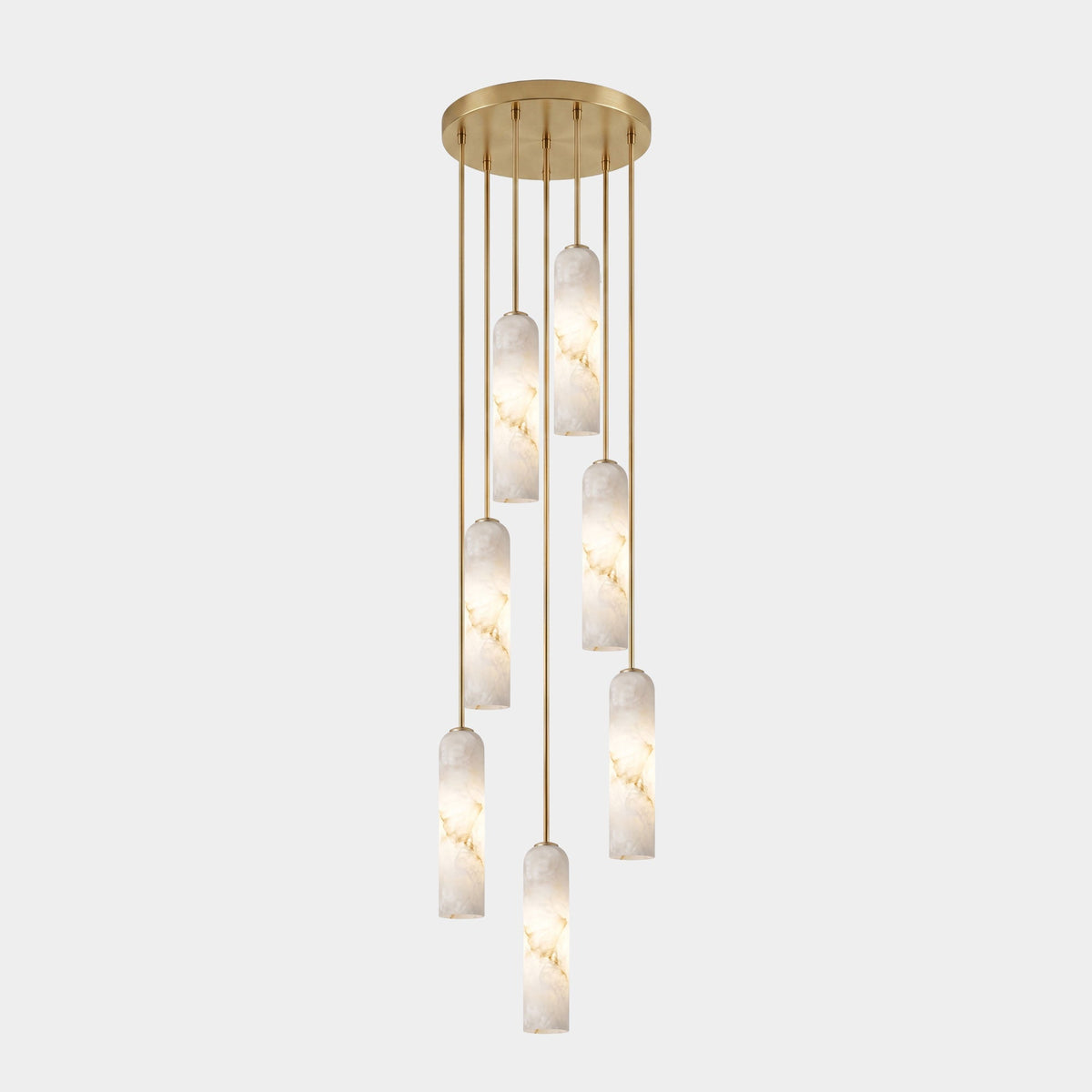 Alabaster Cylinder Pendant Light — Pendant Light | Maison Monashee — view 19