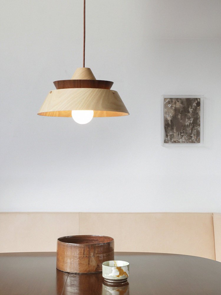 Wood Pendant Light — Pendant Light | Maison Monashee — view 9