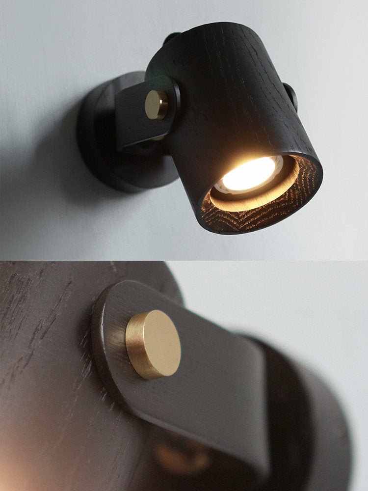 Modern Wood Wall Sconce — Wall Sconce | Maison Monashee — view 4