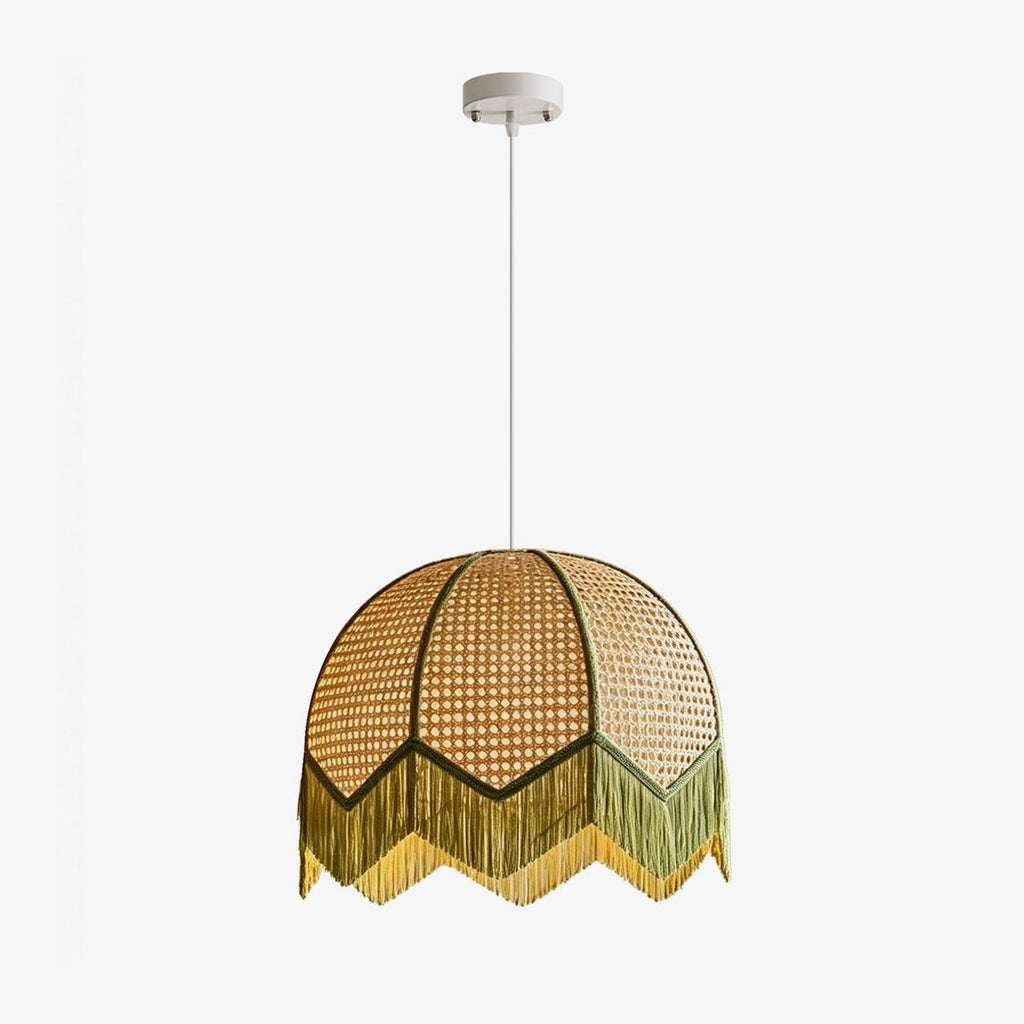 Woven Dome Pendant Light — Pendant Light | Maison Monashee — view 10