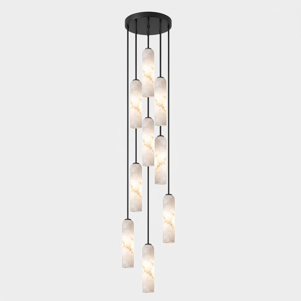 Alabaster Cylinder Pendant Light — Pendant Light | Maison Monashee — view 23