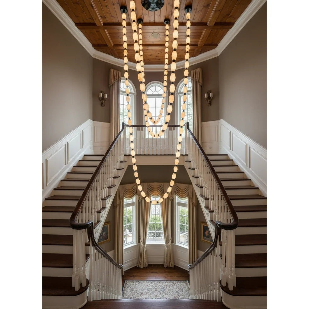 Glass Chain Chandelier — Chandelier | Maison Monashee — view 89