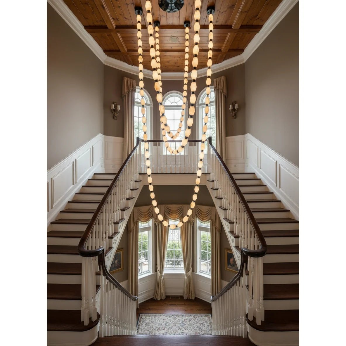 Glass Chain Chandelier — Chandelier | Maison Monashee — view 89