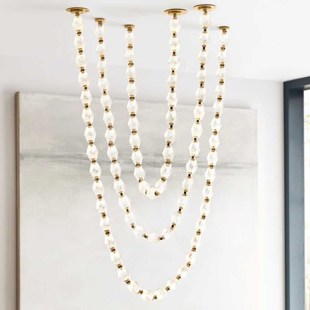 Glass Chain Chandelier — Chandelier | Maison Monashee — view 99