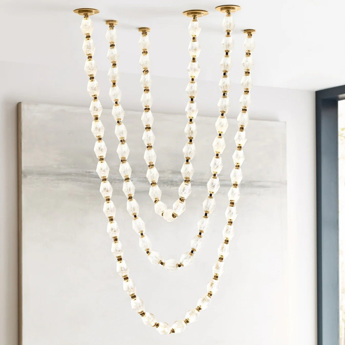 Glass Chain Chandelier — Chandelier | Maison Monashee — view 99