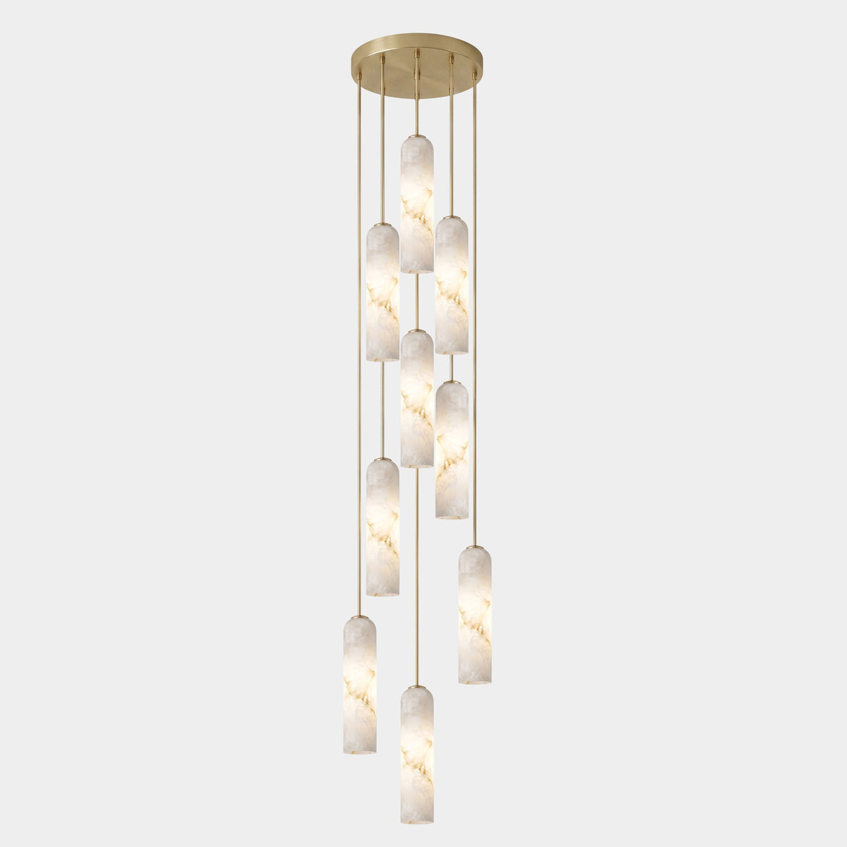 Alabaster Cylinder Pendant Light — Pendant Light | Maison Monashee — view 22