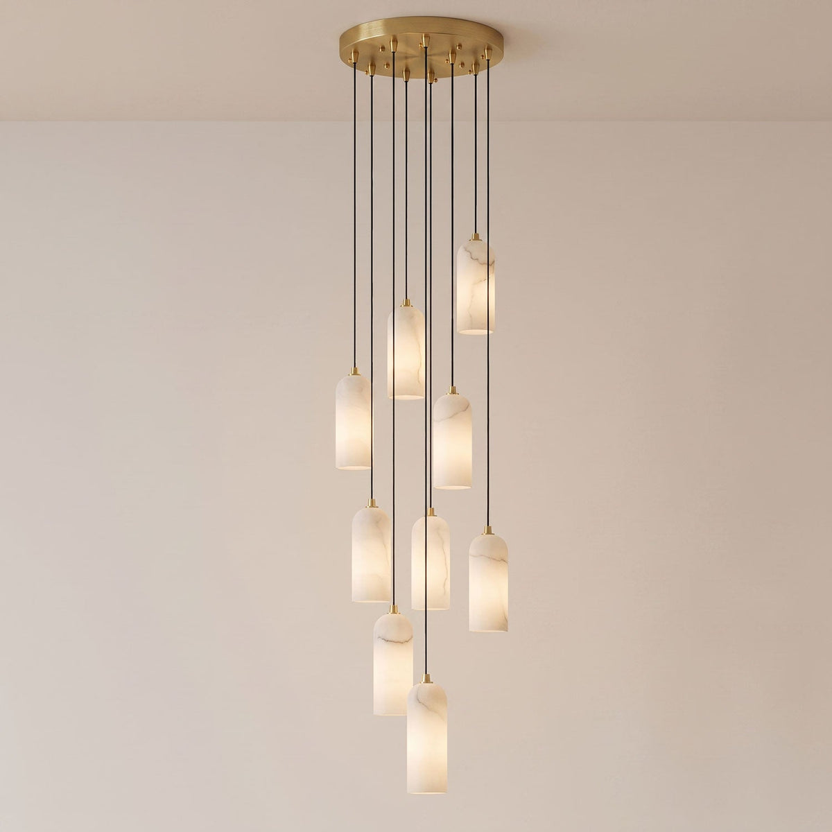Modern Alabaster Pendant Light — Pendant Light | Maison Monashee — view 55