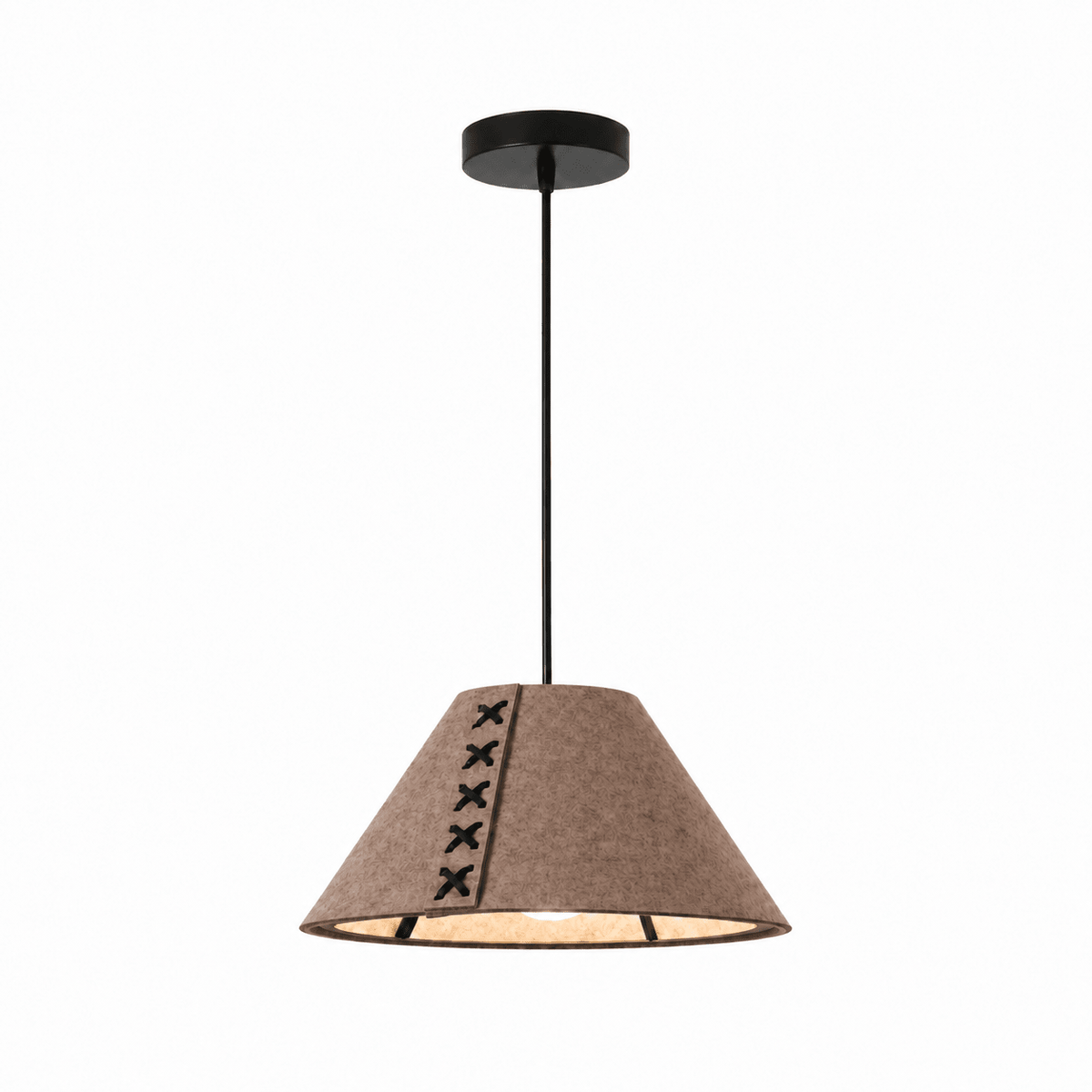 Grey Cone Pendant Light — Pendant Light | Maison Monashee — view 10