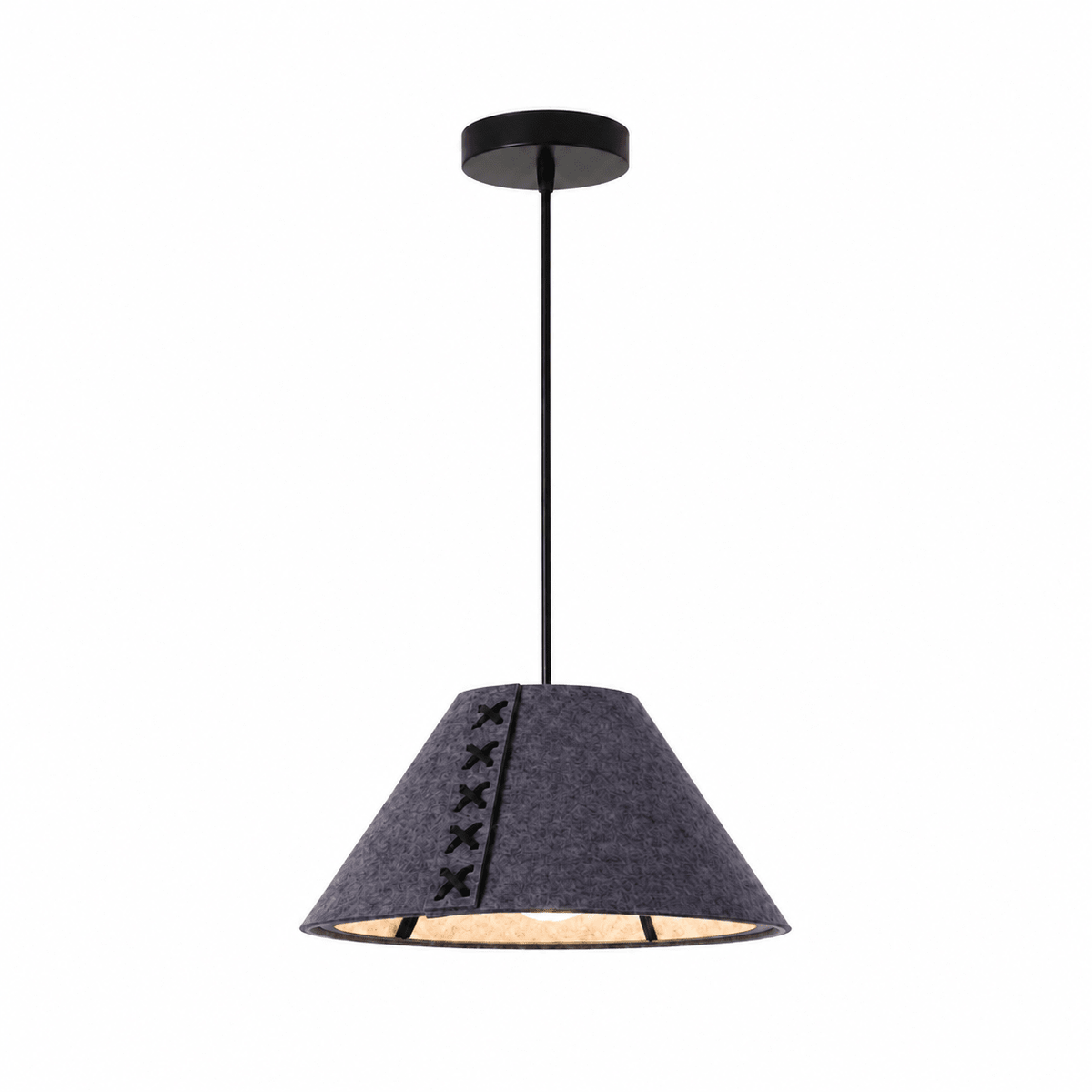 Grey Cone Pendant Light — Pendant Light | Maison Monashee — view 15