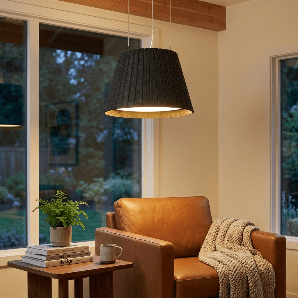 Black Cone Pendant Lighting — Pendant Light | Maison Monashee — view 2