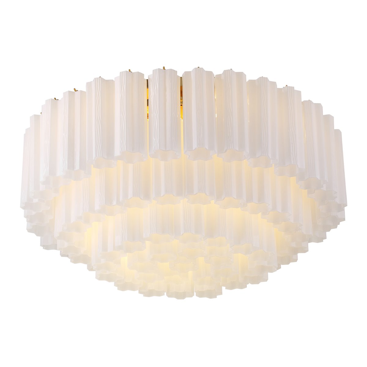 Fluted Glass Ceiling Light — Ceiling Light | Maison Monashee — view 69