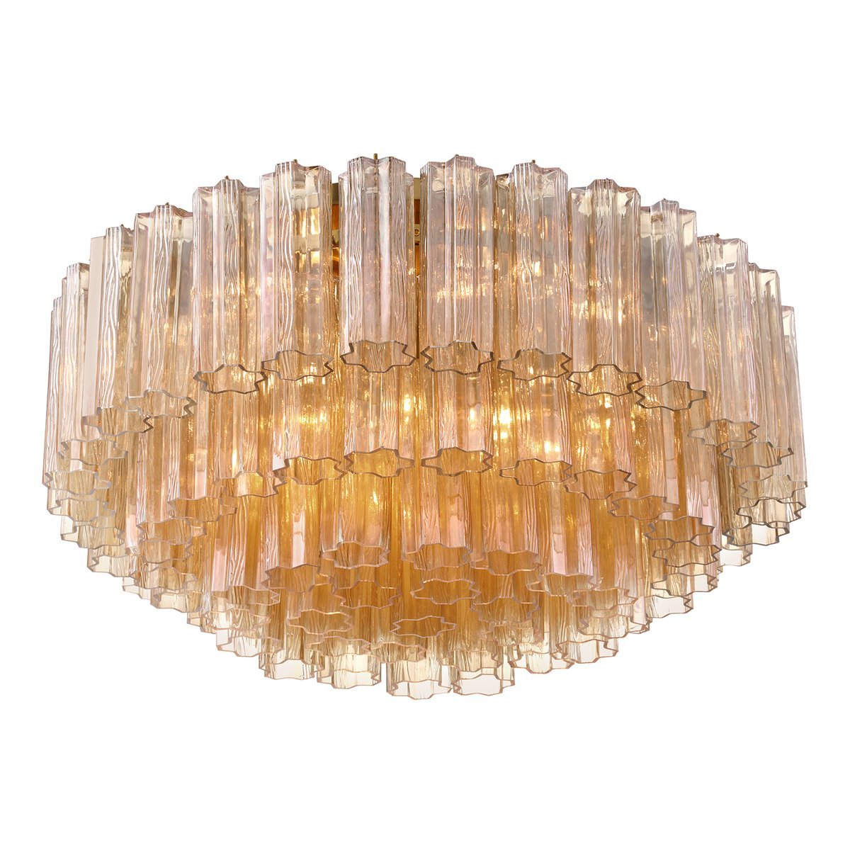 Fluted Glass Ceiling Light — Ceiling Light | Maison Monashee — view 11