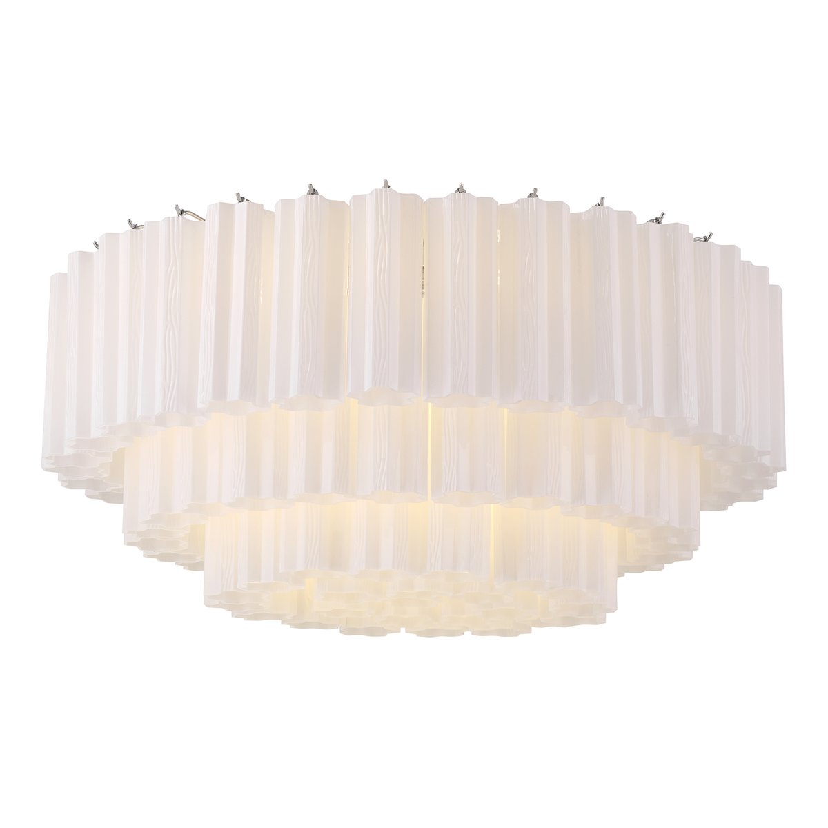 Fluted Glass Ceiling Light — Ceiling Light | Maison Monashee — view 12