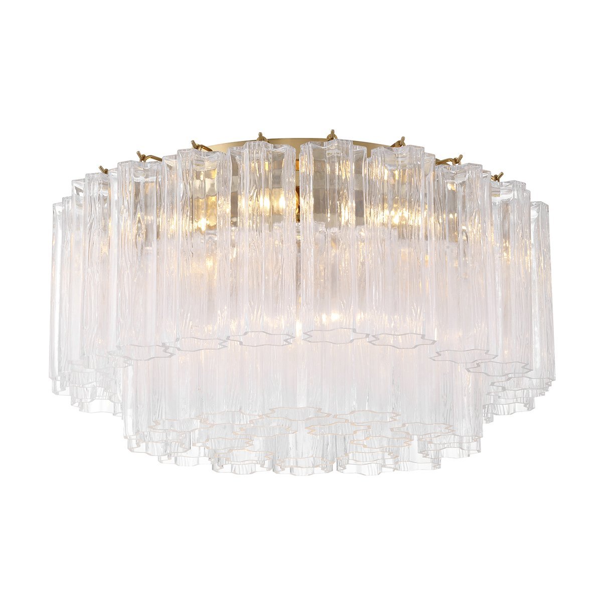 Fluted Glass Ceiling Light — Ceiling Light | Maison Monashee — view 13