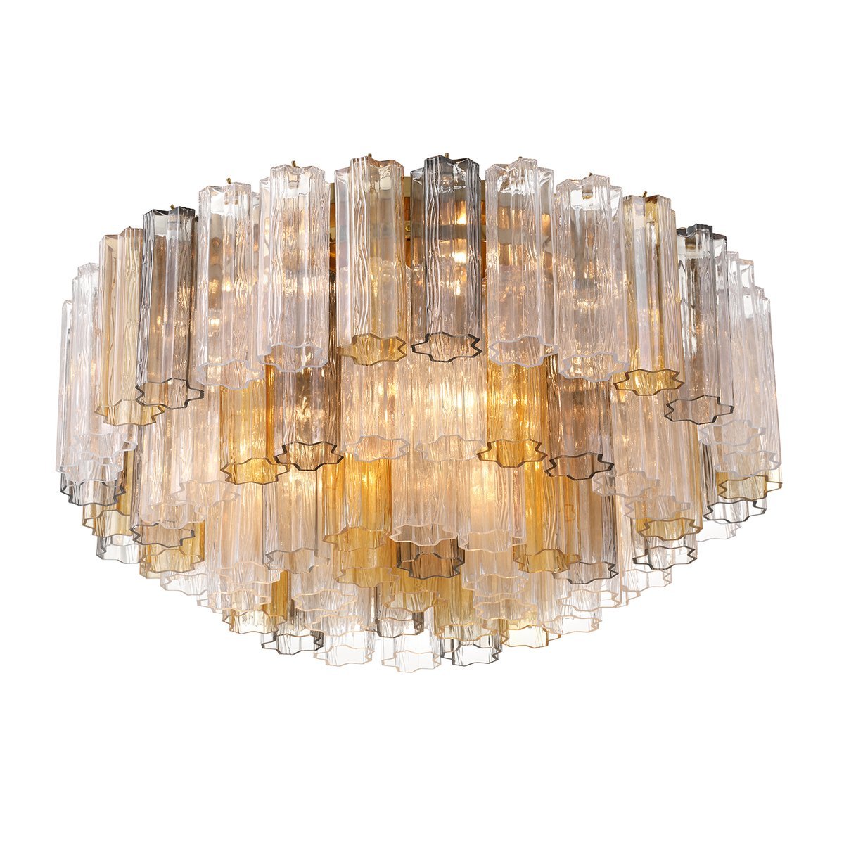 Fluted Glass Ceiling Light — Ceiling Light | Maison Monashee — view 15