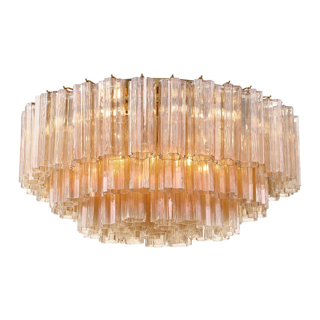 Fluted Glass Ceiling Light — Ceiling Light | Maison Monashee — view 17