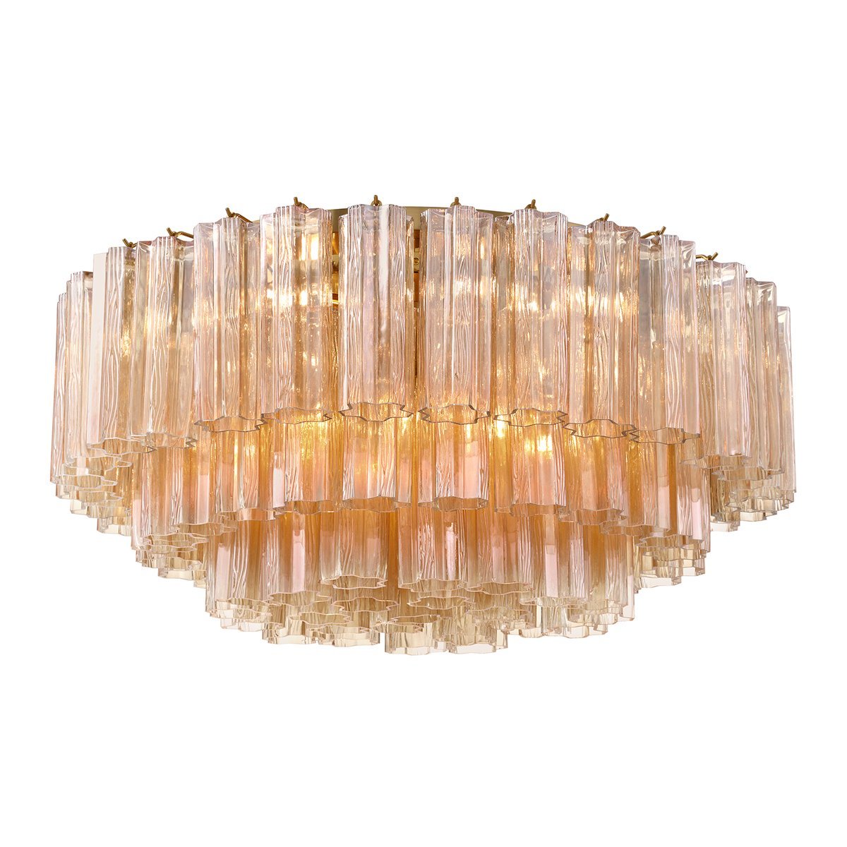 Fluted Glass Ceiling Light — Ceiling Light | Maison Monashee — view 17