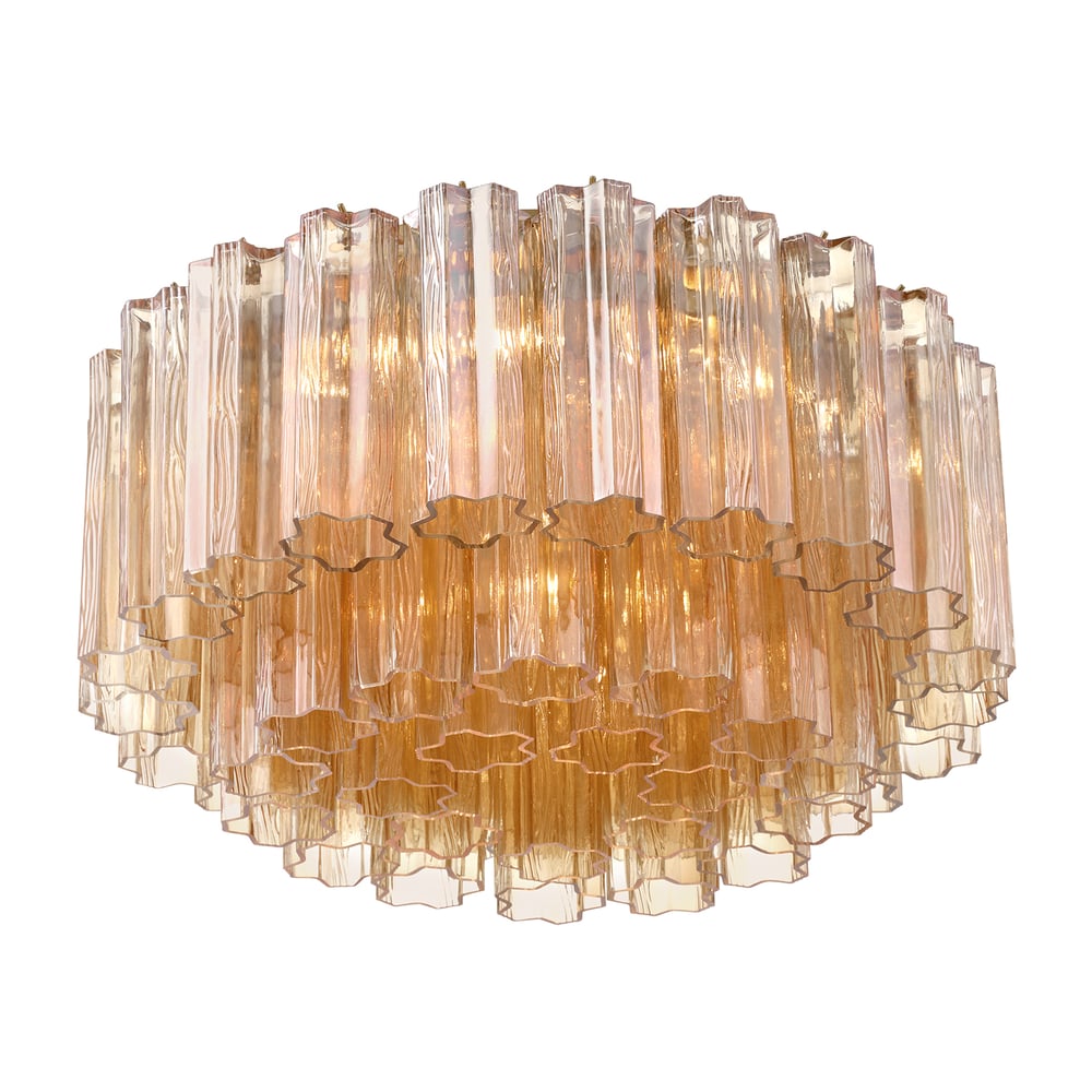 Fluted Glass Ceiling Light — Ceiling Light | Maison Monashee — view 18