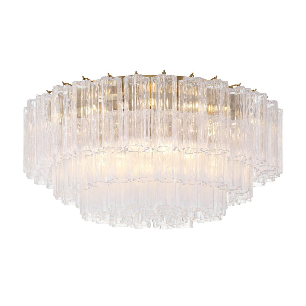 Fluted Glass Ceiling Light — Ceiling Light | Maison Monashee — view 19