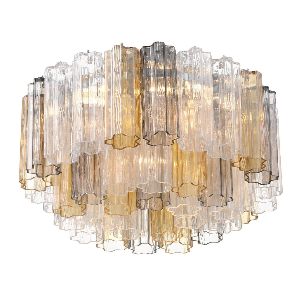 Fluted Glass Ceiling Light — Ceiling Light | Maison Monashee — view 23