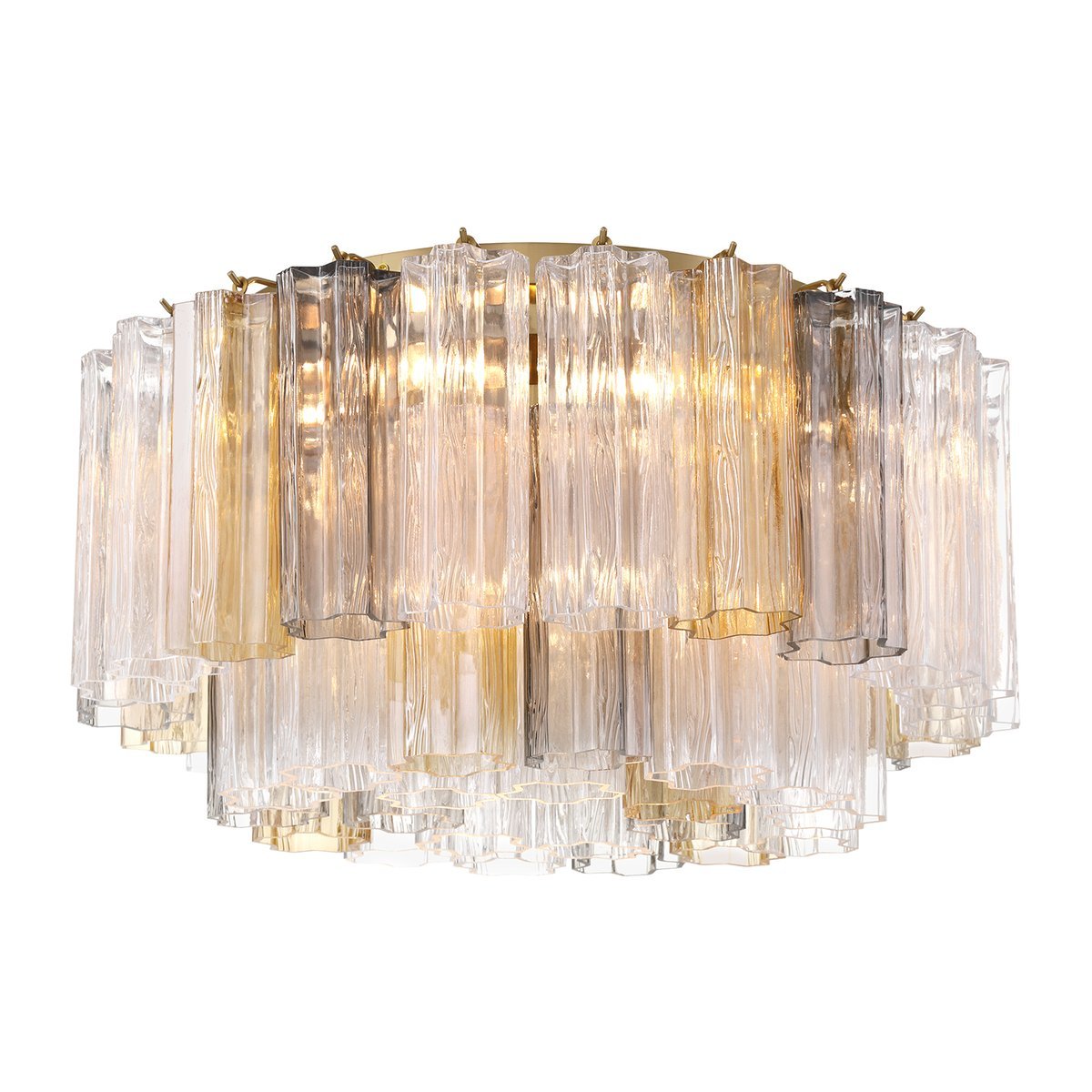 Fluted Glass Ceiling Light — Ceiling Light | Maison Monashee — view 25