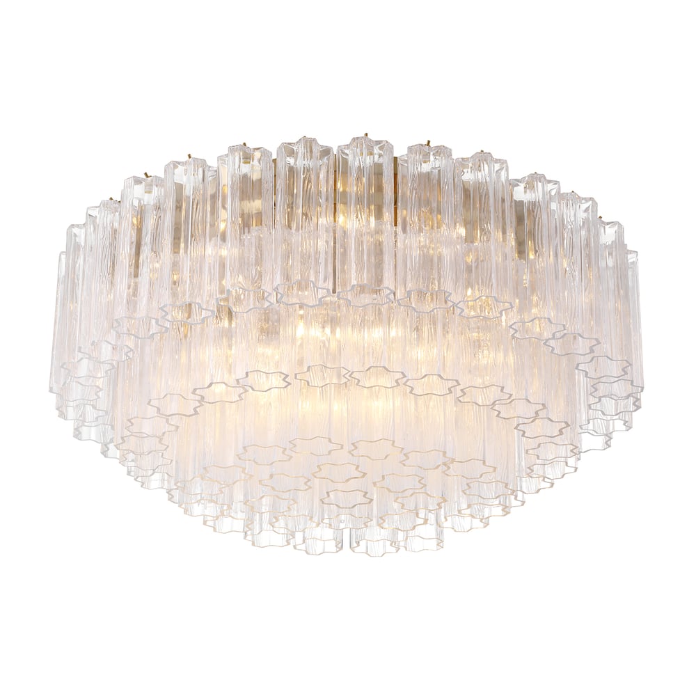 Fluted Glass Ceiling Light — Ceiling Light | Maison Monashee — view 28