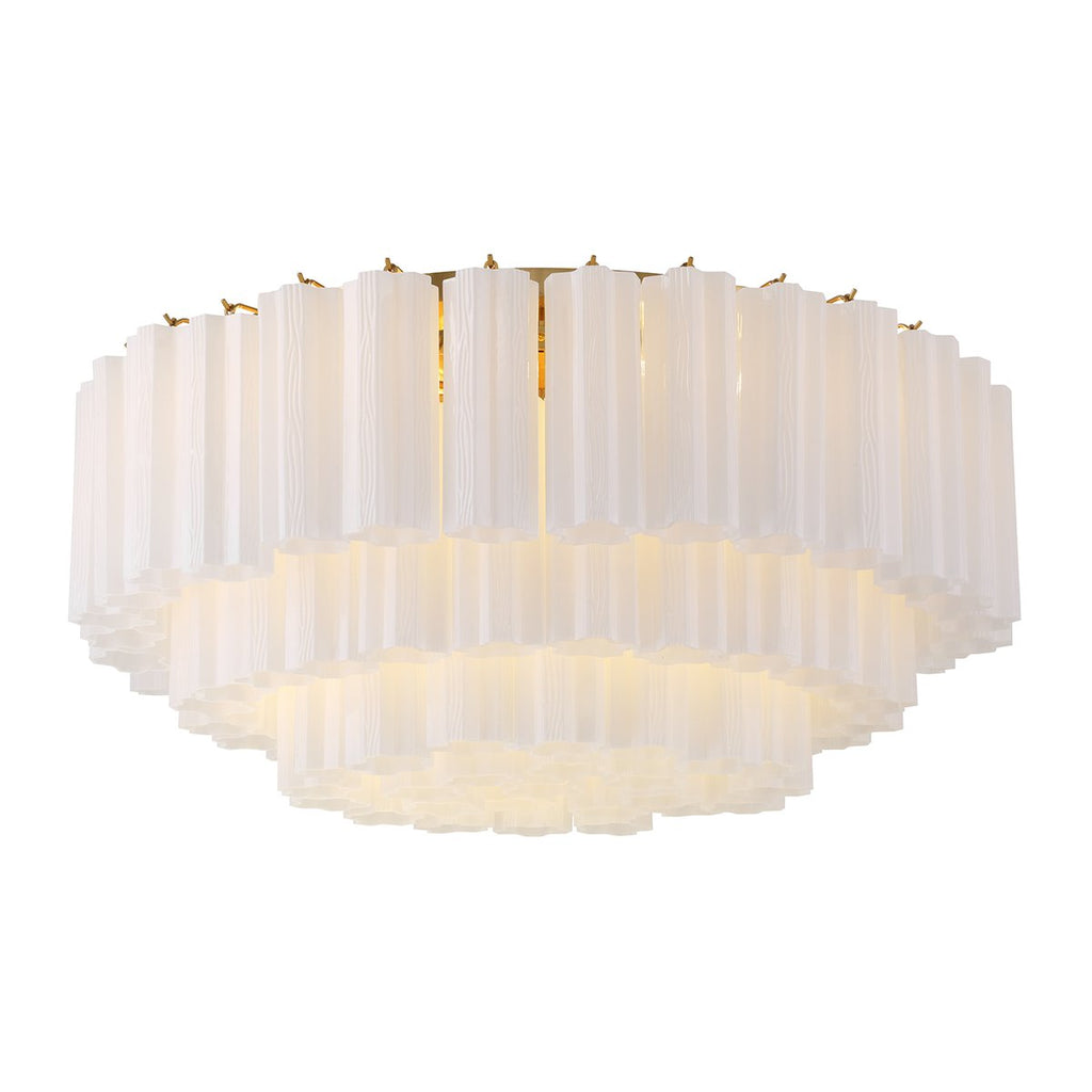 Fluted Glass Ceiling Light — Ceiling Light | Maison Monashee — view 34