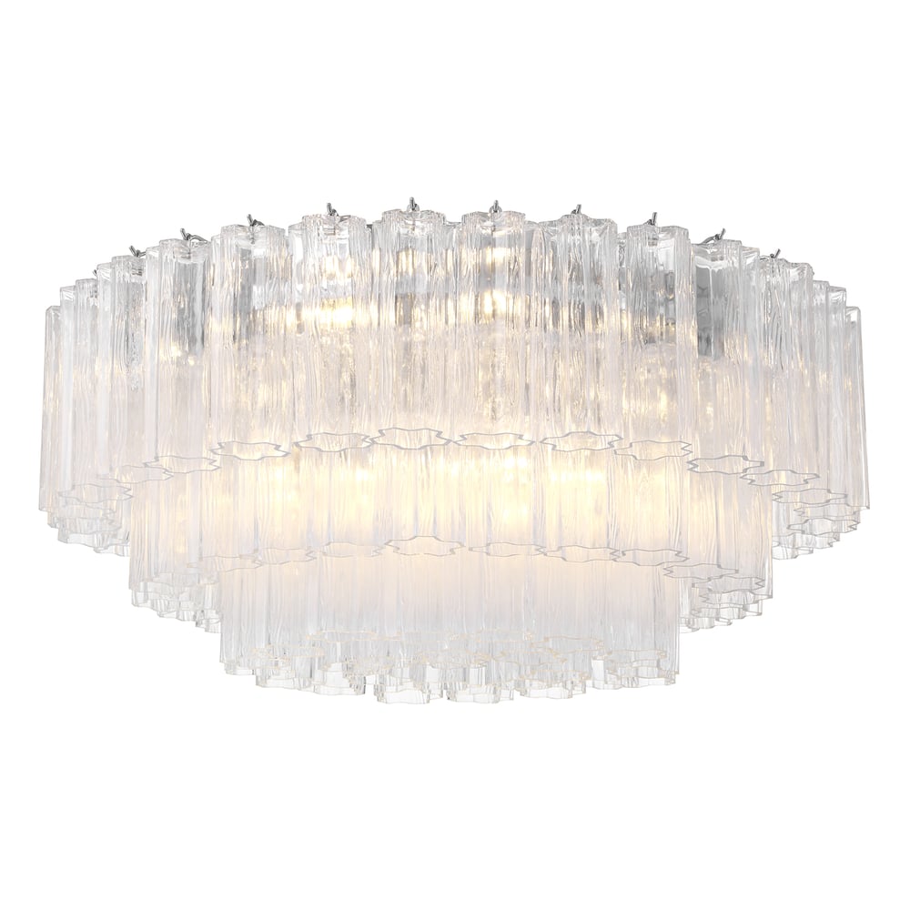 Fluted Glass Ceiling Light — Ceiling Light | Maison Monashee — view 45