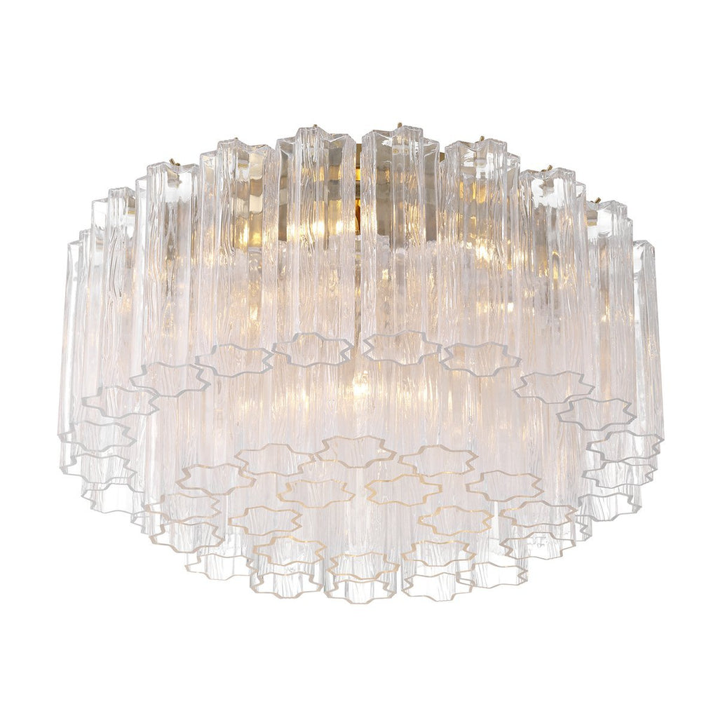 Fluted Glass Ceiling Light — Ceiling Light | Maison Monashee — view 74