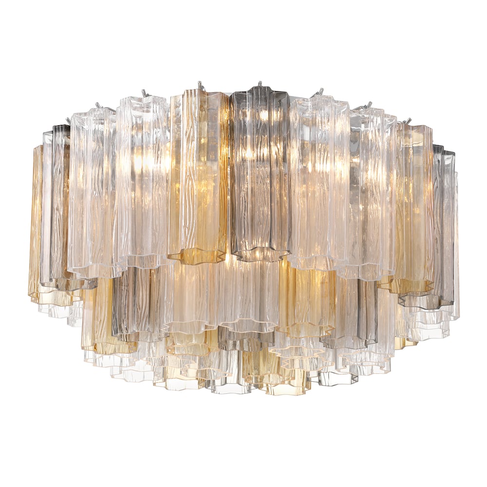 Fluted Glass Ceiling Light — Ceiling Light | Maison Monashee — view 51