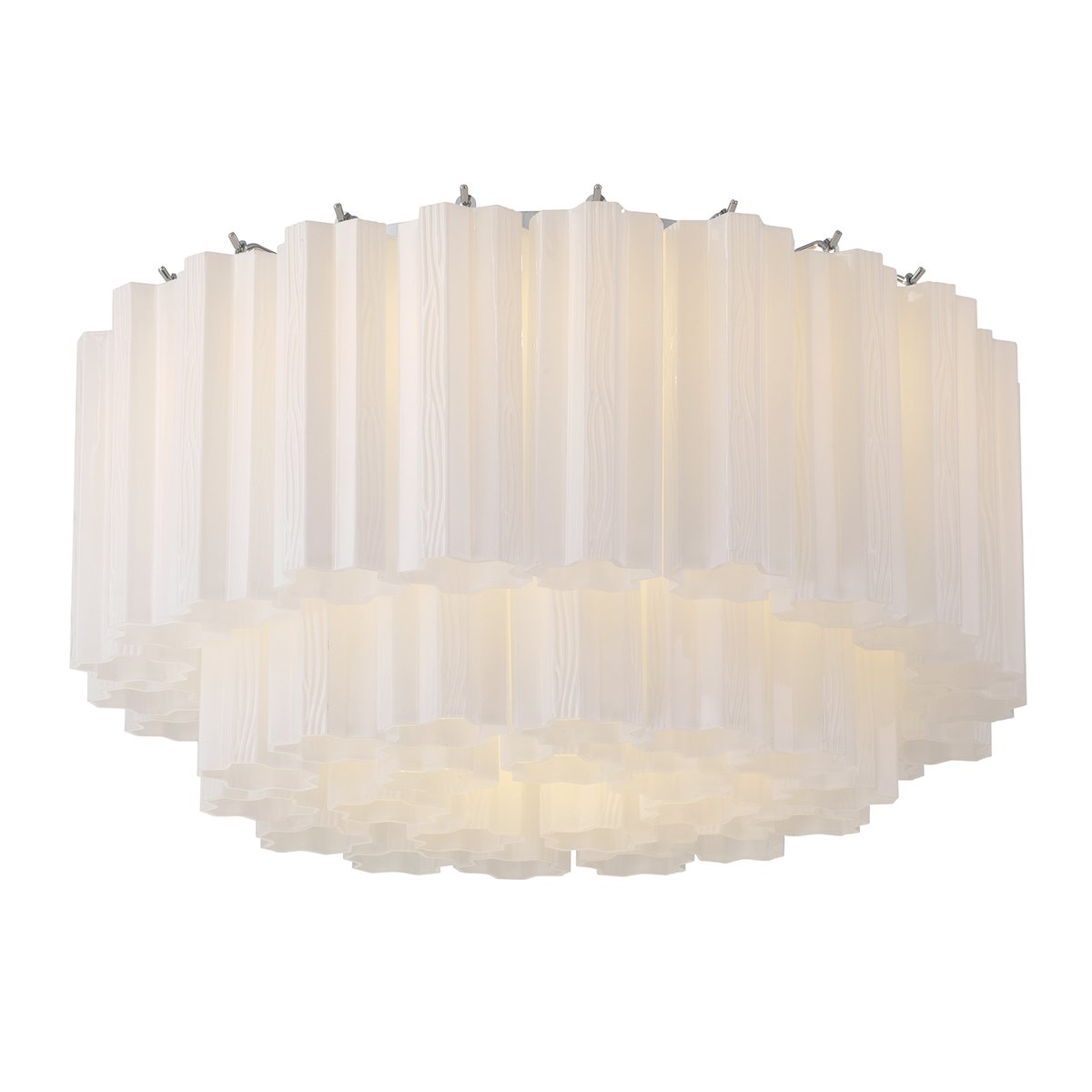 Fluted Glass Ceiling Light — Ceiling Light | Maison Monashee — view 54