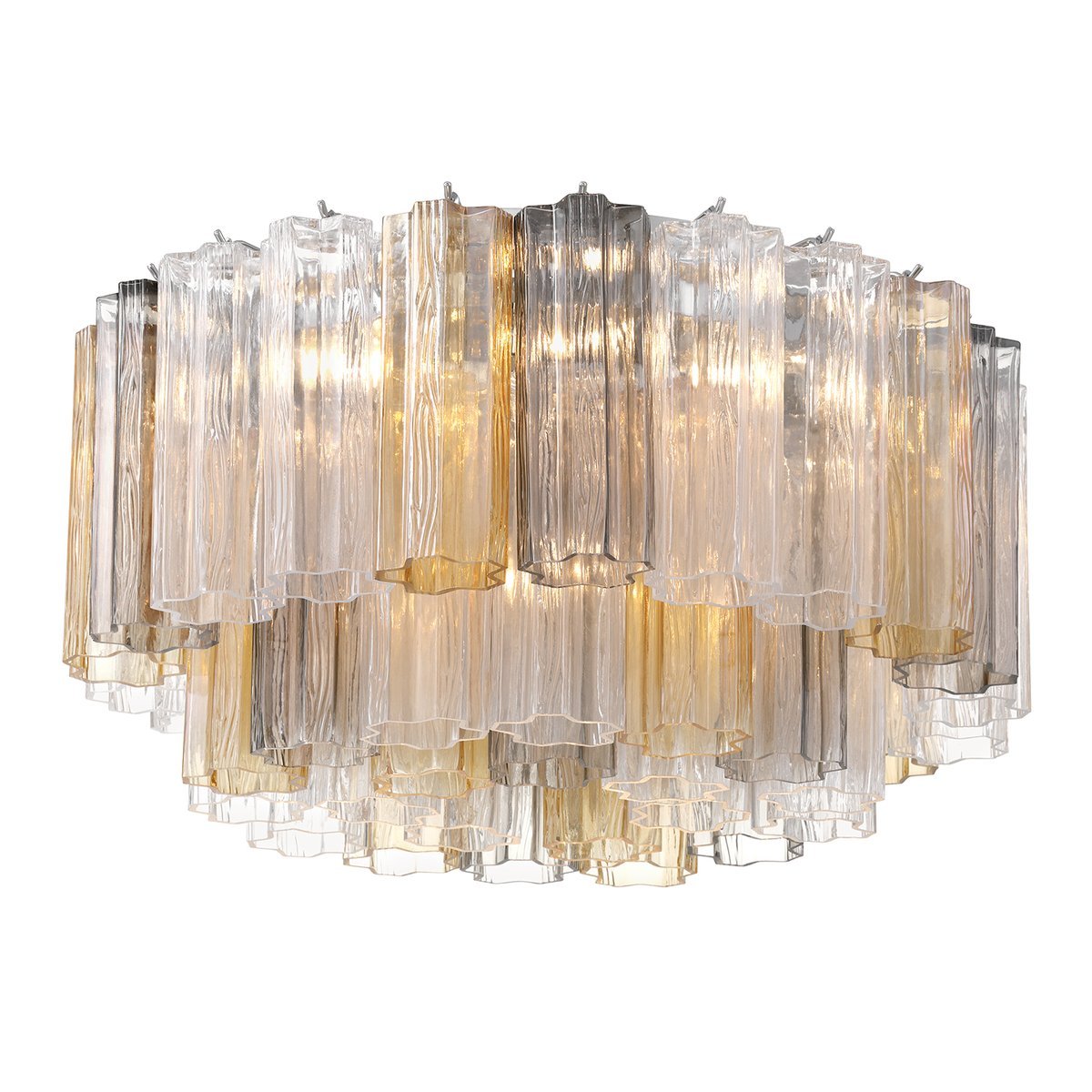 Fluted Glass Ceiling Light — Ceiling Light | Maison Monashee — view 56