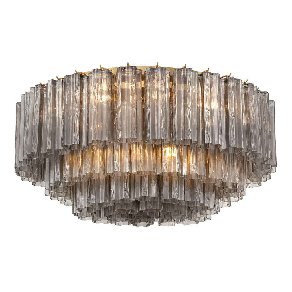 Fluted Glass Ceiling Light — Ceiling Light | Maison Monashee — view 57