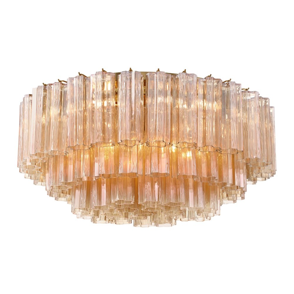 Fluted Glass Ceiling Light — Ceiling Light | Maison Monashee — view 58