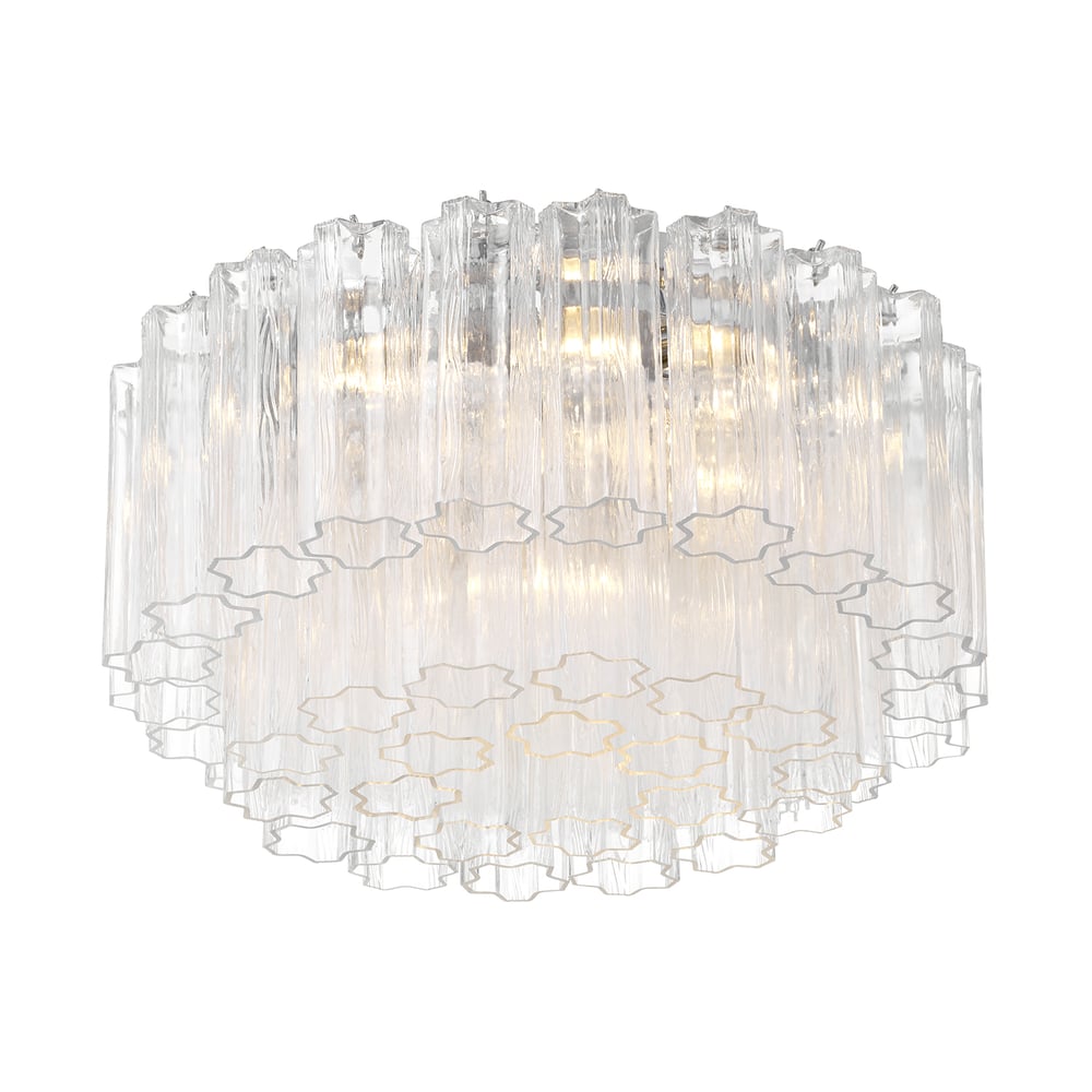 Fluted Glass Ceiling Light — Ceiling Light | Maison Monashee — view 64