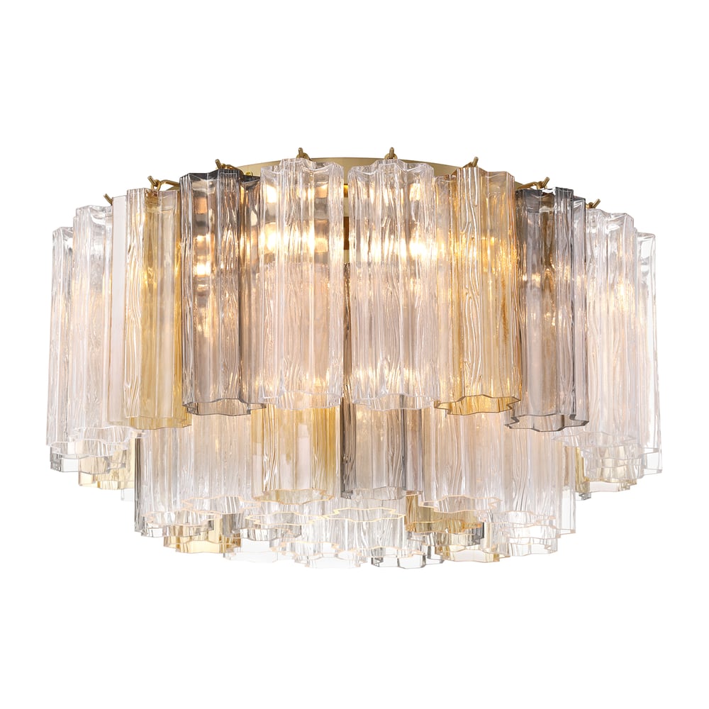 Fluted Glass Ceiling Light — Ceiling Light | Maison Monashee — view 65