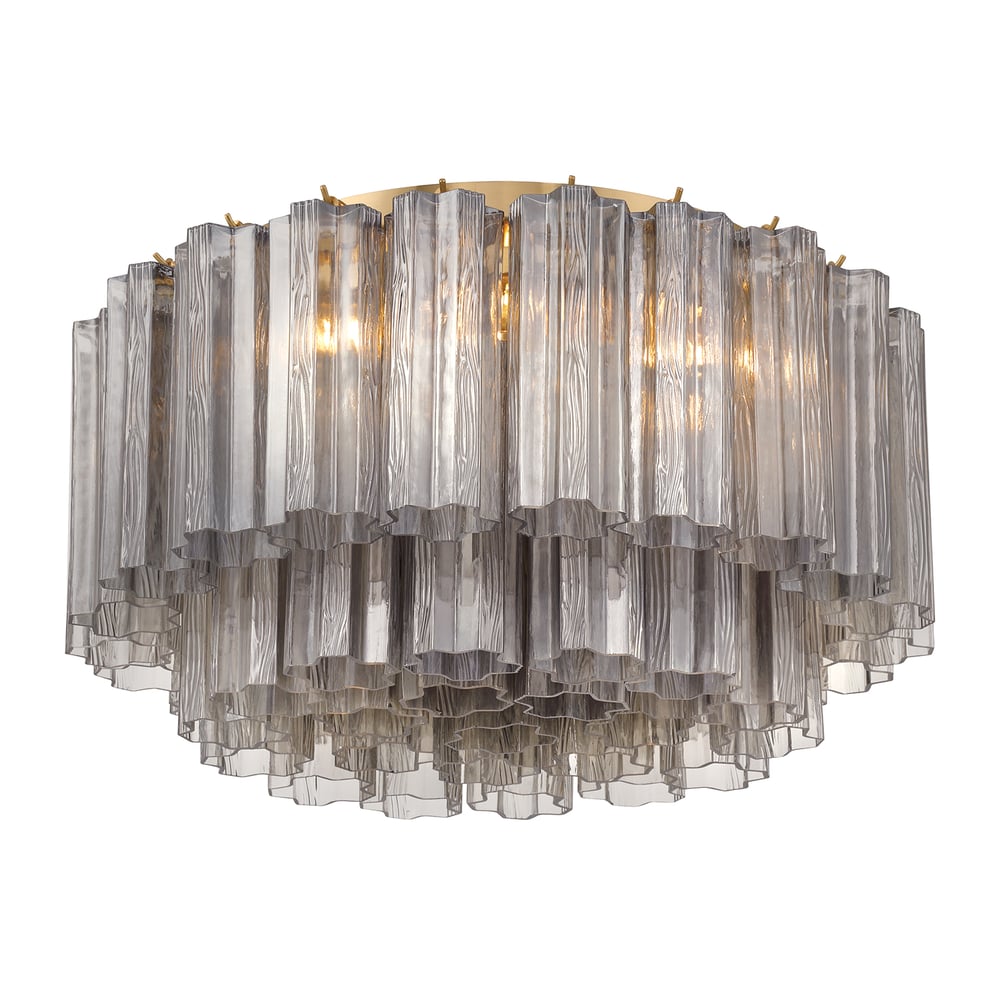 Fluted Glass Ceiling Light — Ceiling Light | Maison Monashee — view 67