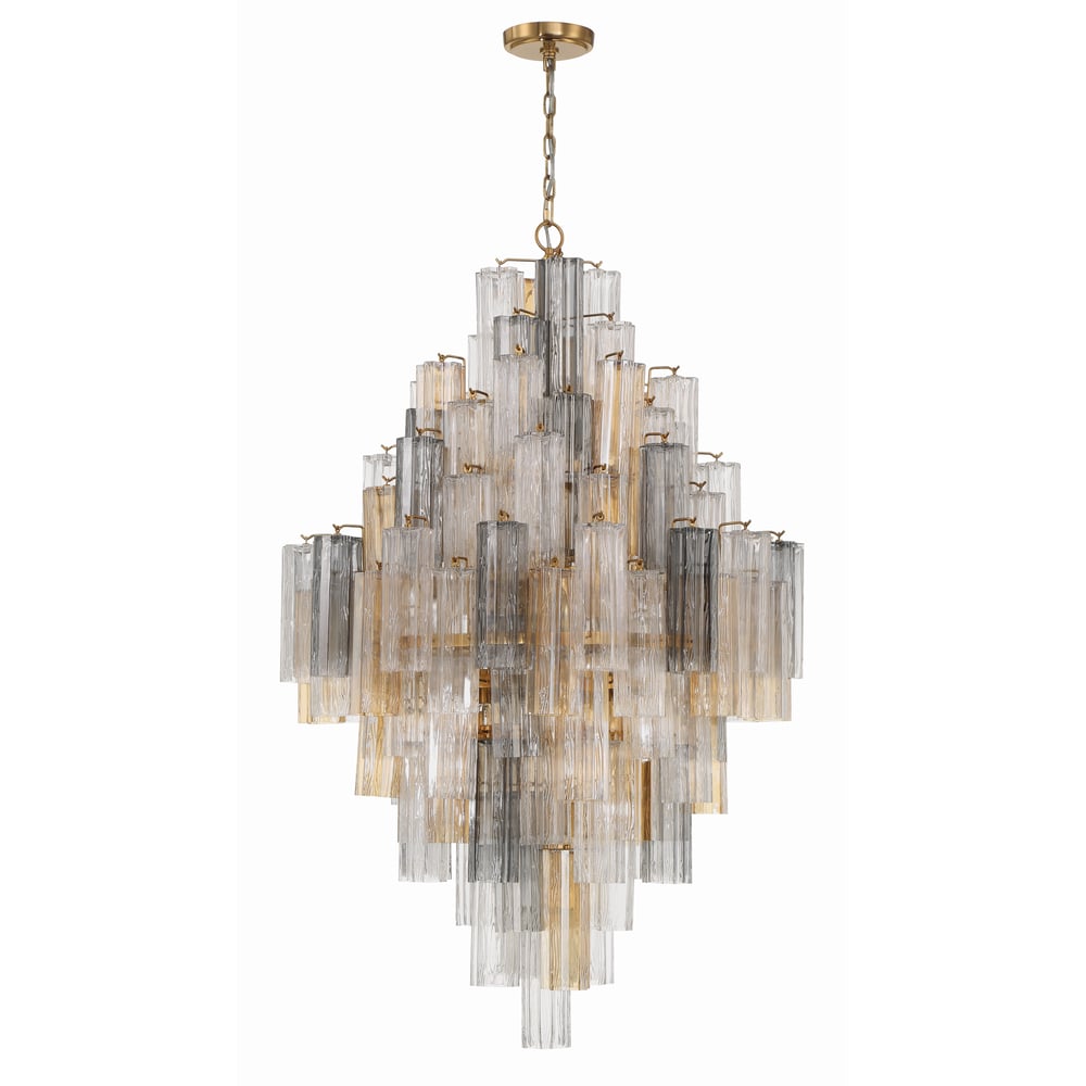 Diamond Shaped Chandelier — Chandelier | Maison Monashee — view 28