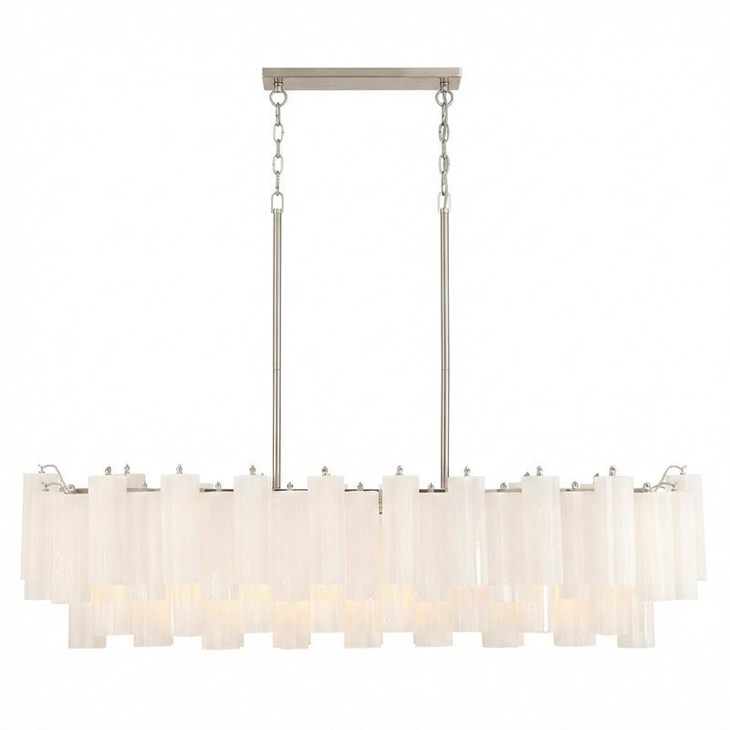 Linear Glass Chandelier — Chandelier | Maison Monashee — view 62