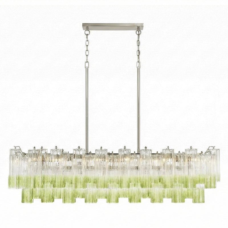 Linear Glass Chandelier — Chandelier | Maison Monashee — view 63