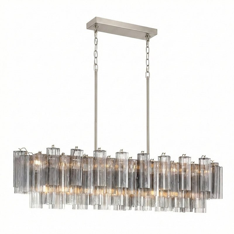 Linear Glass Chandelier — Chandelier | Maison Monashee — view 66