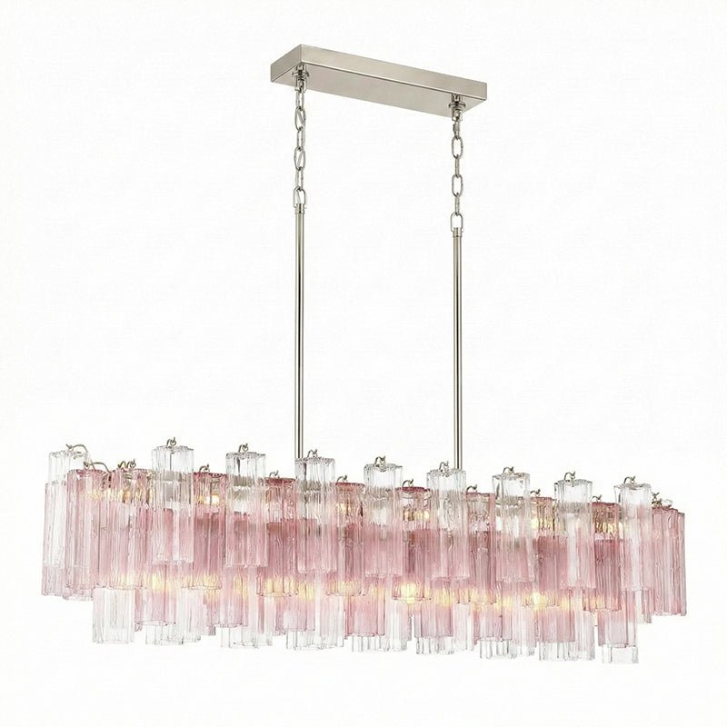 Linear Glass Chandelier — Chandelier | Maison Monashee — view 68