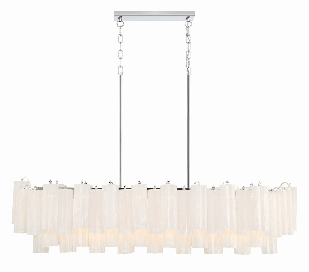 Linear Glass Chandelier — Chandelier | Maison Monashee — view 53