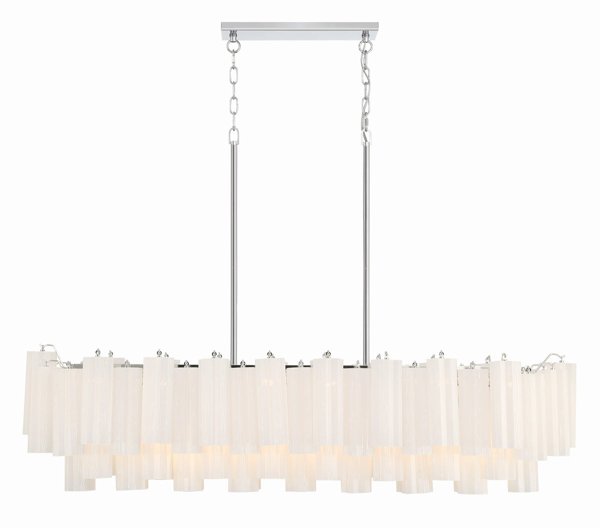 Linear Glass Chandelier — Chandelier | Maison Monashee — view 53