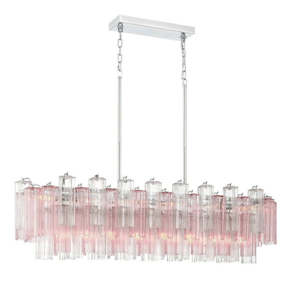 Linear Glass Chandelier — Chandelier | Maison Monashee — view 54