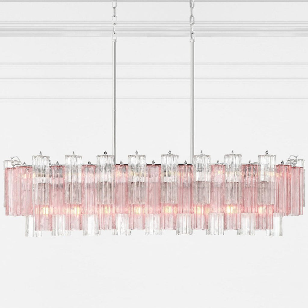 Linear Glass Chandelier — Chandelier | Maison Monashee — view 13